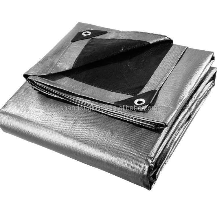 Tarp Cover Heavy Duty Thick Material Water Proof Tear Proof UV Resistant Reinforced Edges Boat Tent RV or Pool Cover